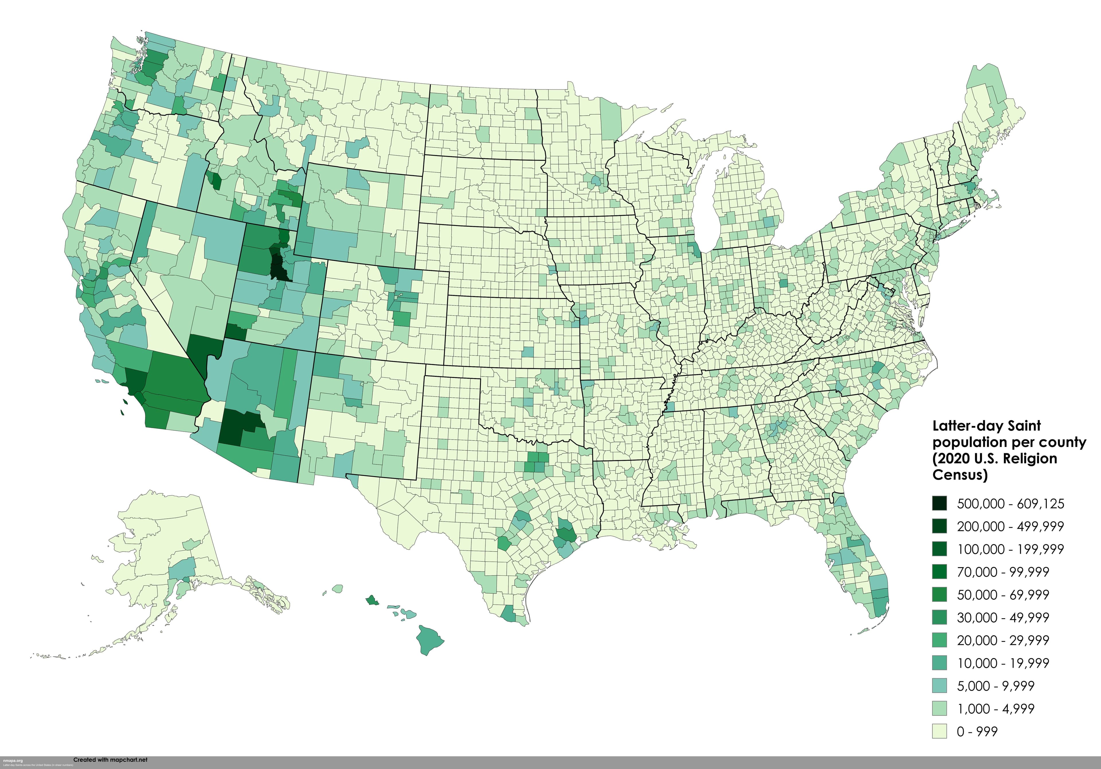 Visualizing Faith: The Latter-day Saints Map of America