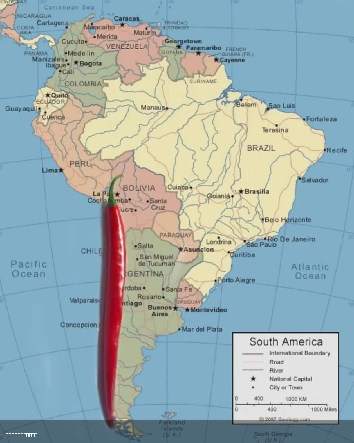 Spice Production and Consumption Map