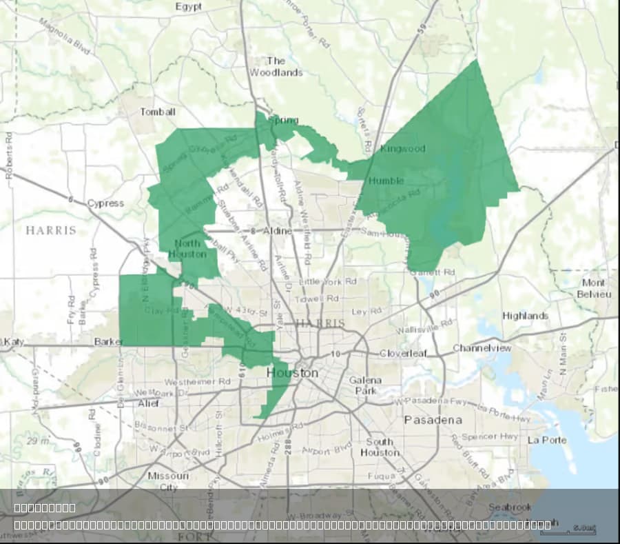 Texas's 2nd Congressional District Map Analysis