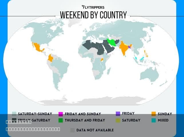 Weekend Activities by Country Map