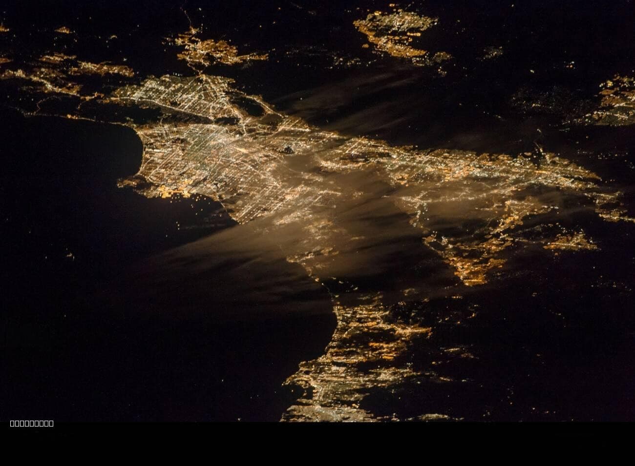 Southern California Urban Nightscape Map