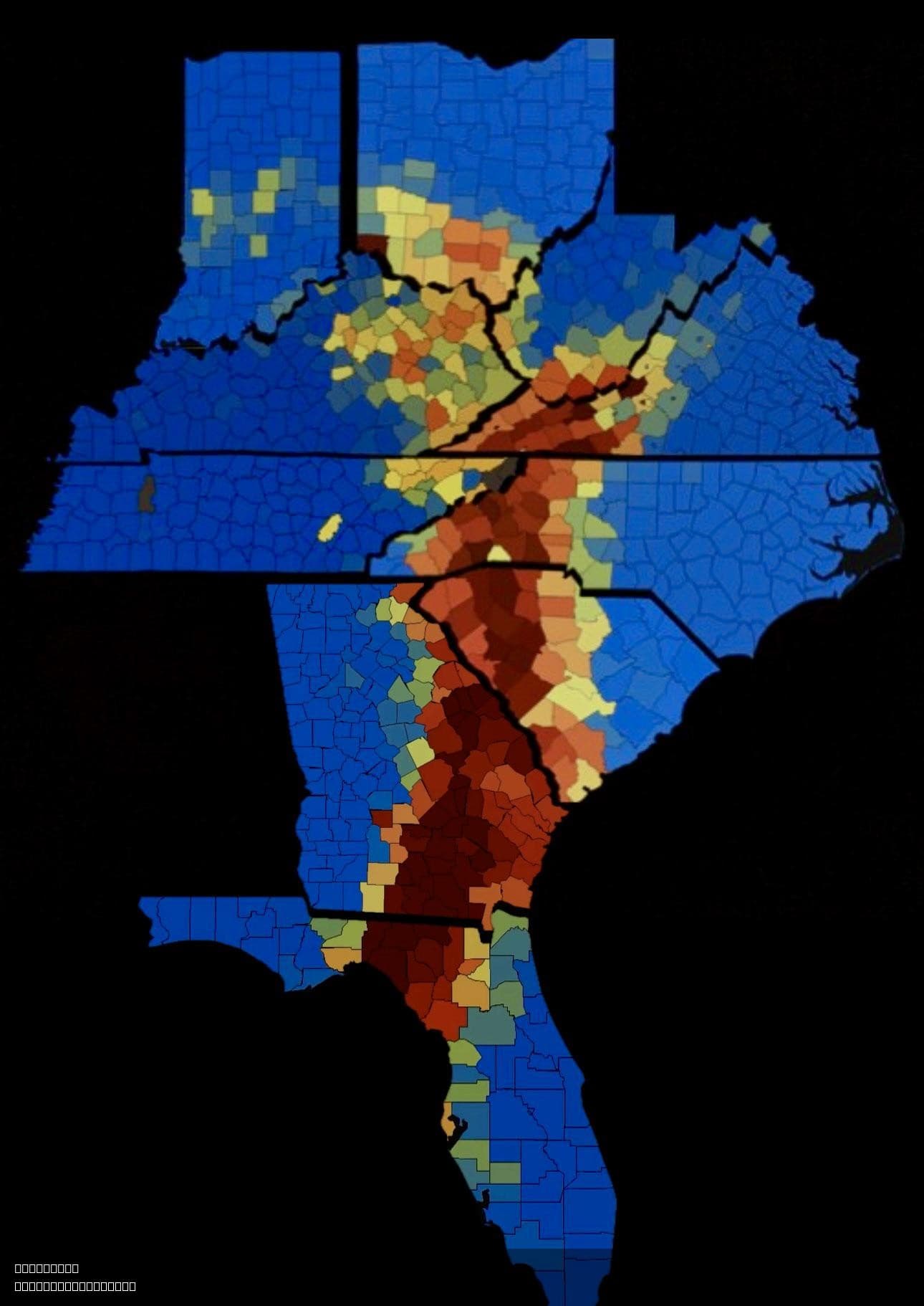 Hurricane Helene Power Outage Map