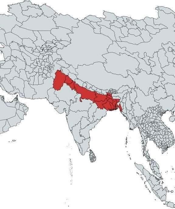 Global Population Distribution Map