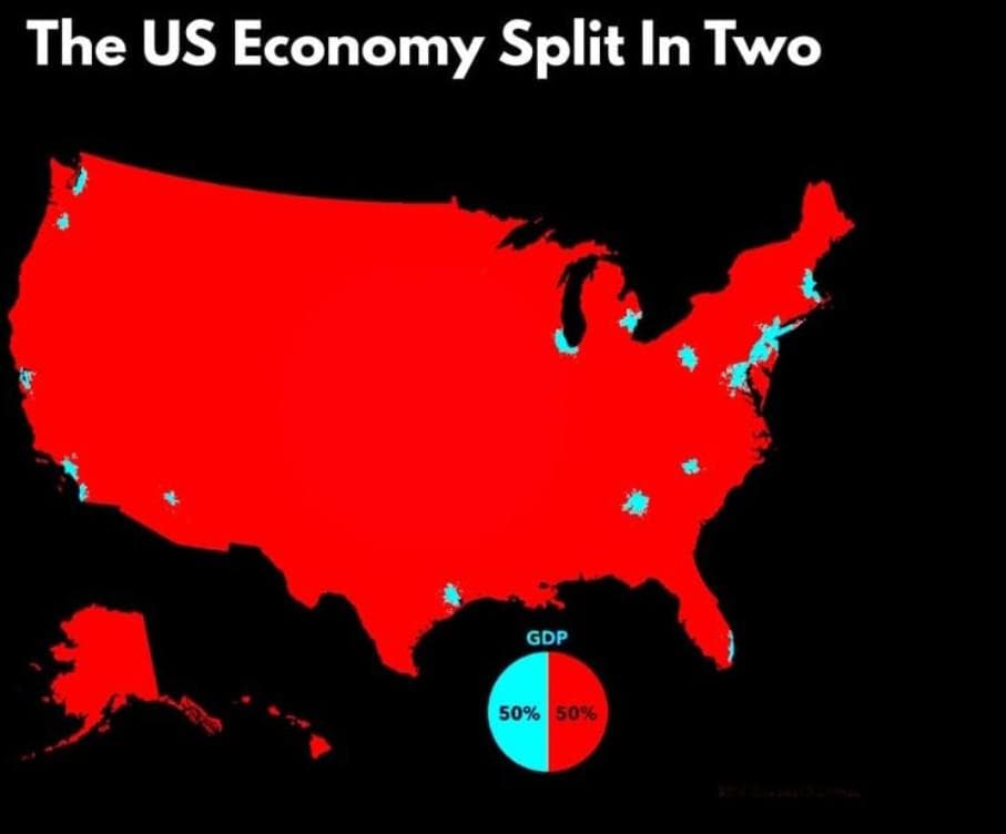 US Economic Disparity Map