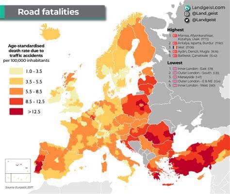 Driving Behavior Map of Portugal