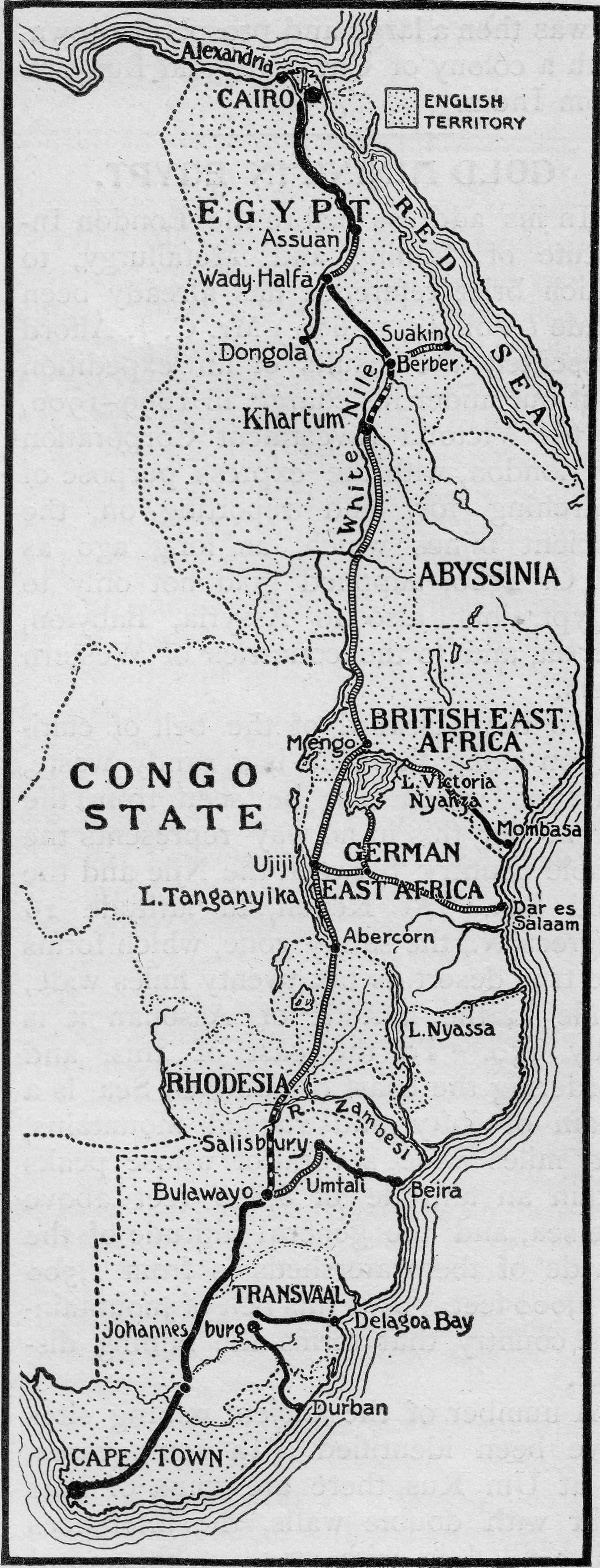 East Africa 1902 Map and Historical Context