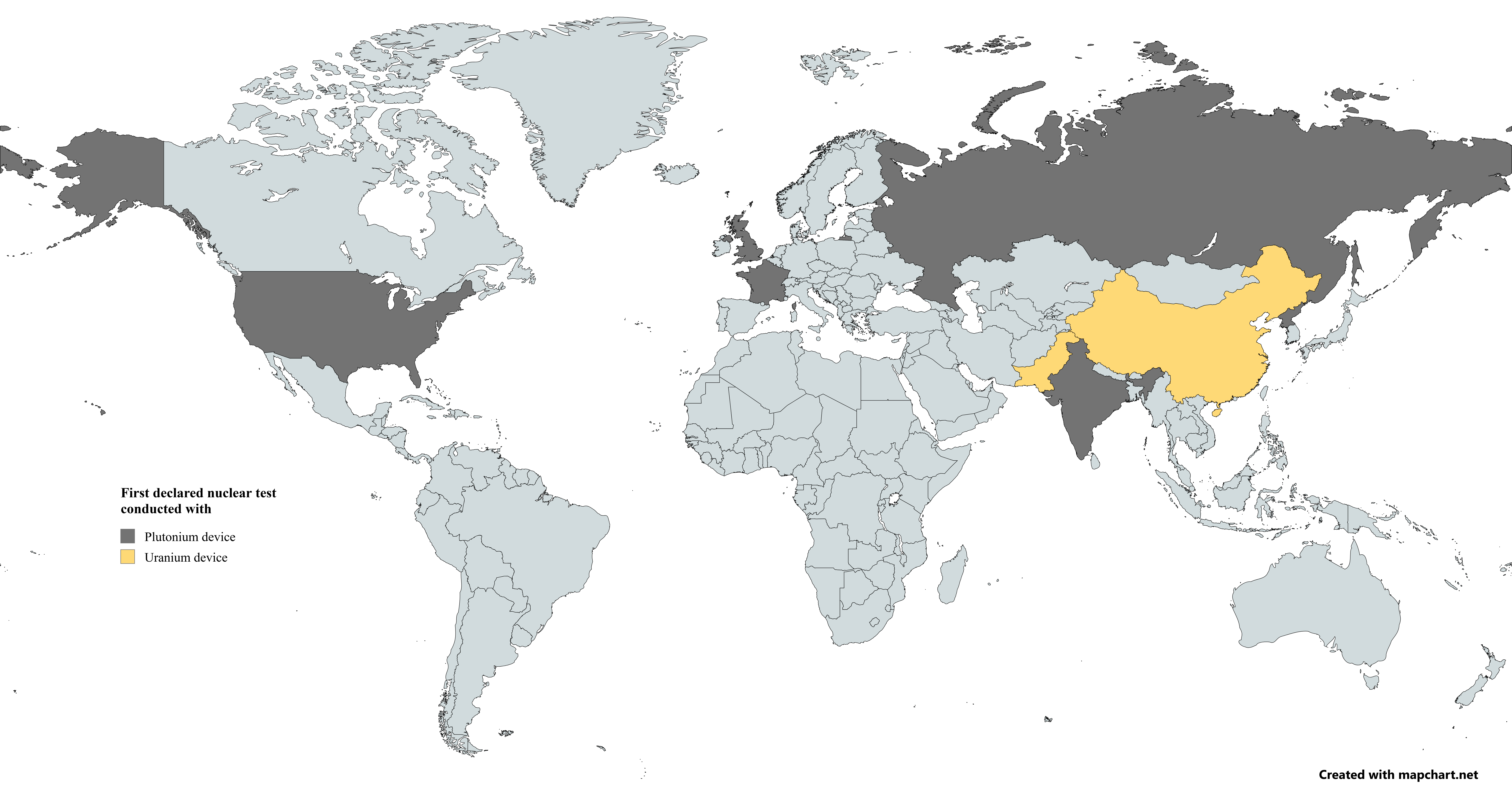 Fissile Material Used in First Nuclear Weapons Test Map Fissile Material Used in First Nuclear Weapons Test Map