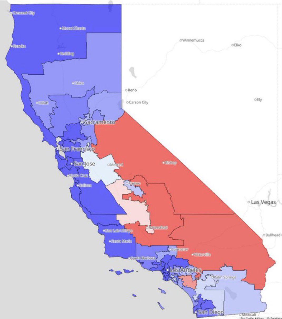 California Proposed Congressional Map for 2024