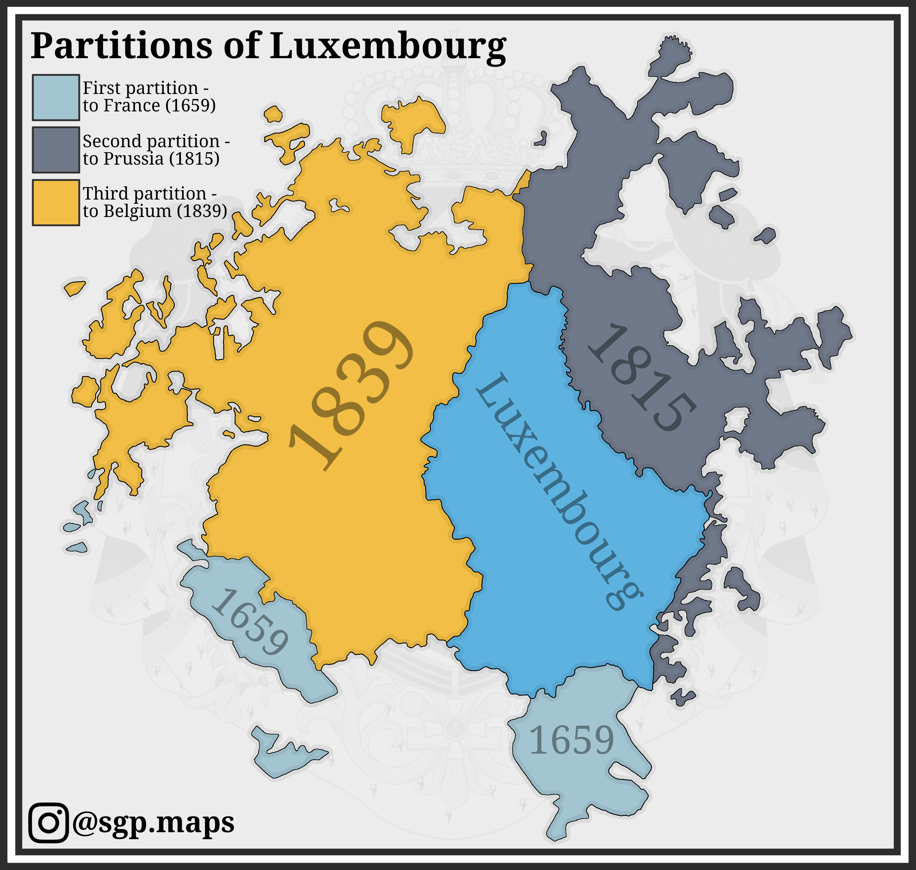 Partitions of Luxembourg Map Partitions of Luxembourg Map