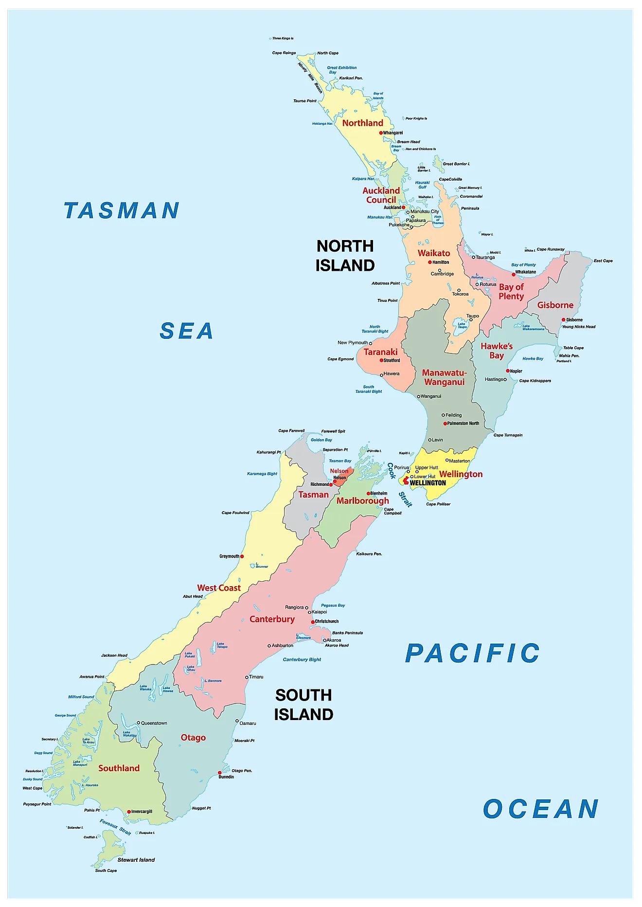 New Zealand Appreciation Map New Zealand Appreciation Map