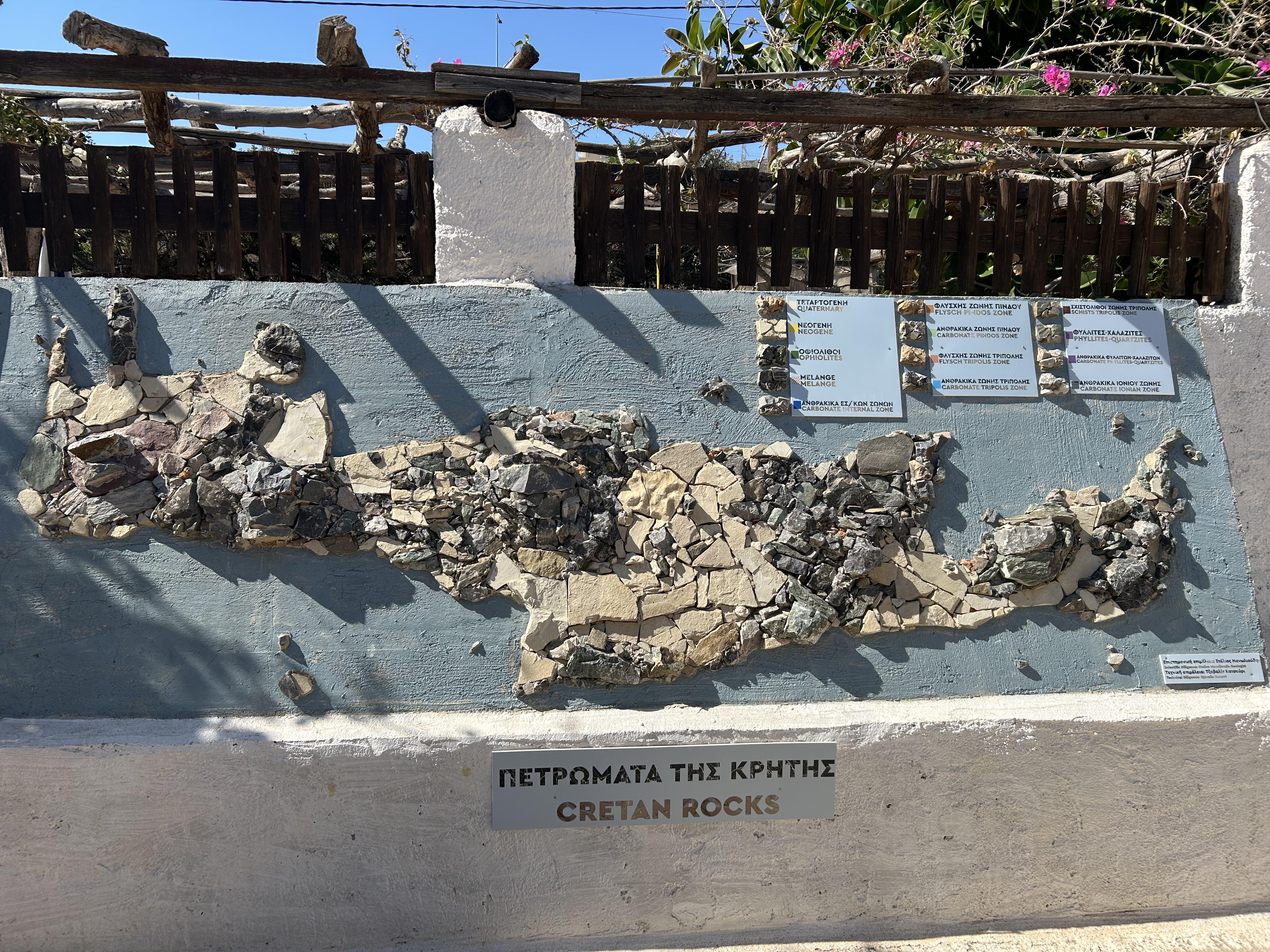 Rock Map of Crete