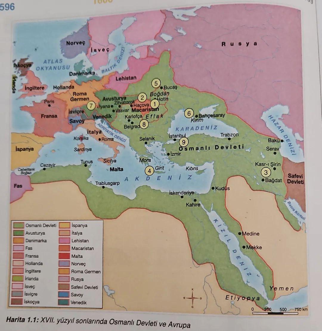Historical Map of Turkey in Textbooks