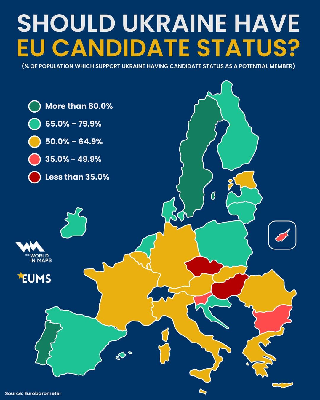 Map of Ukraine's EU Candidate Status Map of Ukraine's EU Candidate Status