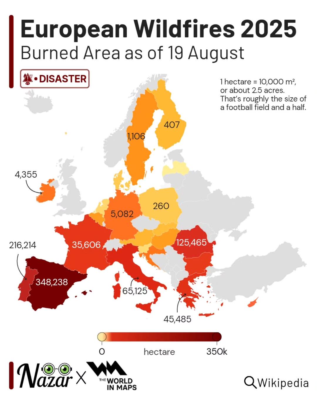 European Wildfires 2025 Map European Wildfires 2025 Map