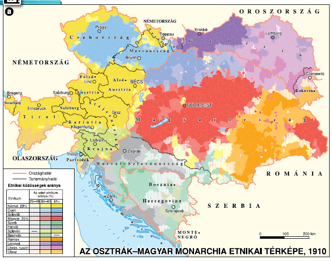 Ethnic Composition Map of Austria-Hungary 1910 Ethnic Composition Map of Austria-Hungary 1910