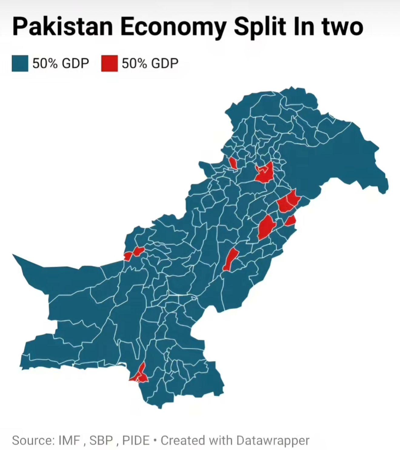 Economic Distribution Map of Pakistan Economic Distribution Map of Pakistan