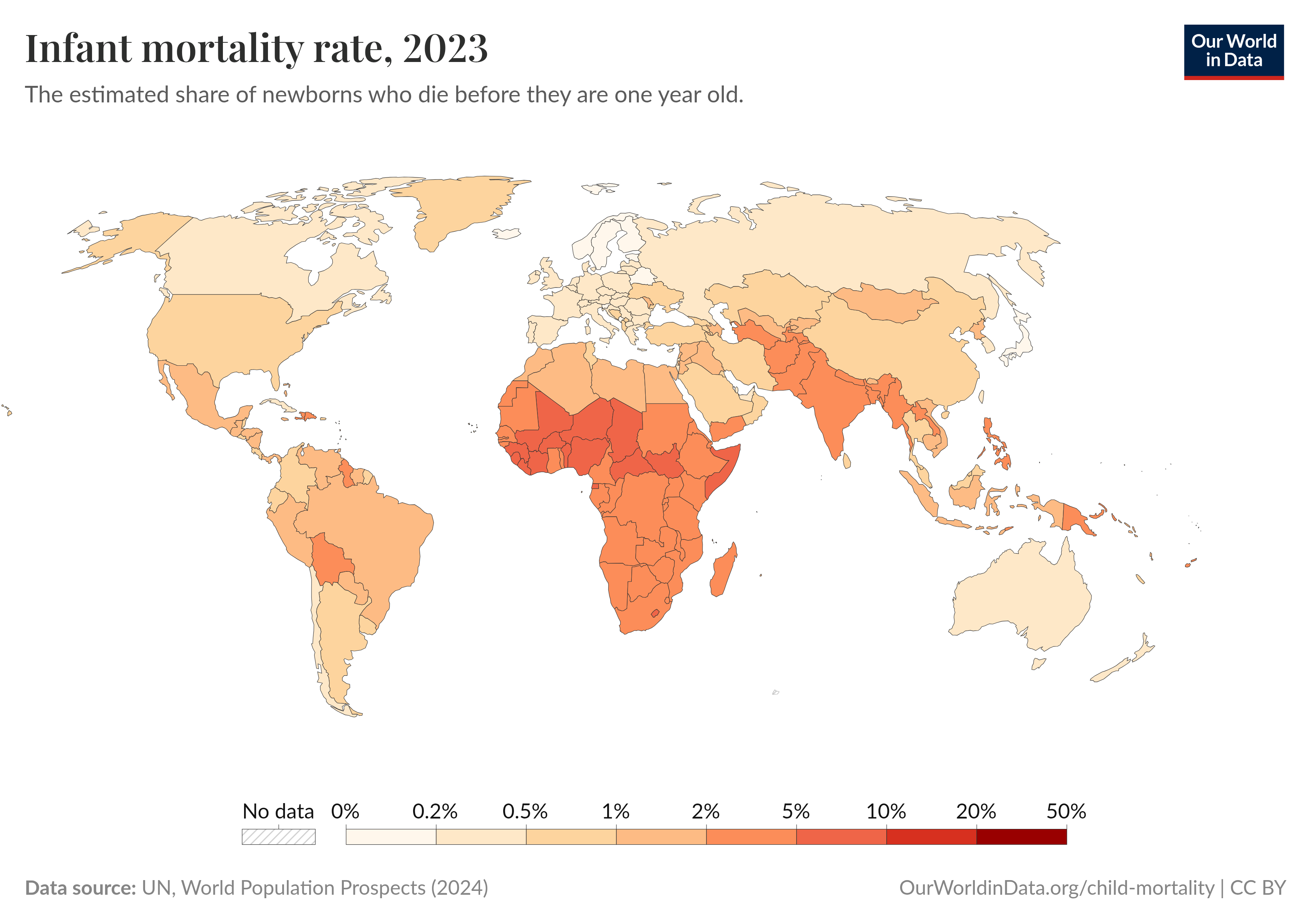 Infant Mortality Rate Map 2023 Infant Mortality Rate Map 2023
