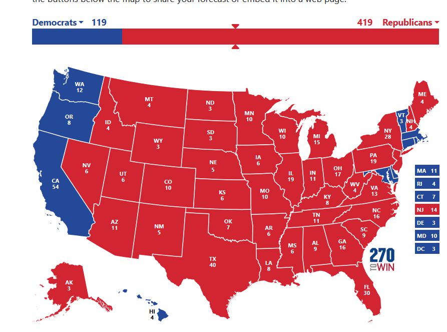 2024 US Election Internal Polling Map 2024 US Election Internal Polling Map