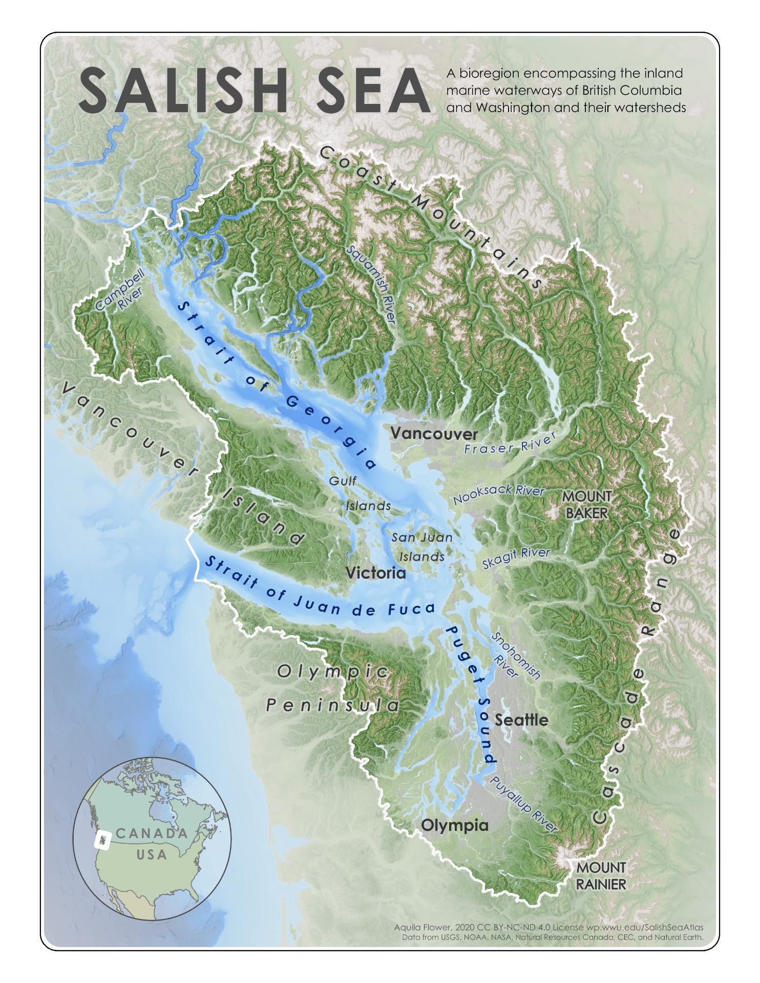 Salish Sea Watershed Map and Analysis Salish Sea Watershed Map and Analysis