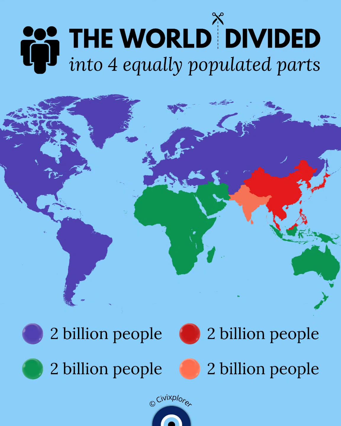 World Population Distribution Map World Population Distribution Map