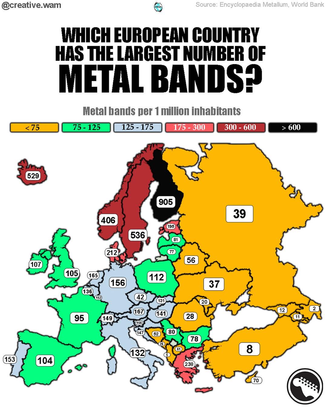Map of Europe's Metal Production Centers Map of Europe's Metal Production Centers