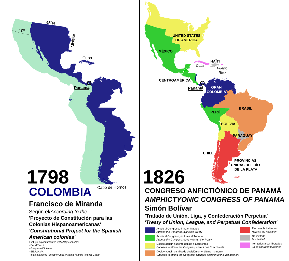 Countries' Stance on the Panamá Congress Map Countries' Stance on the Panamá Congress Map