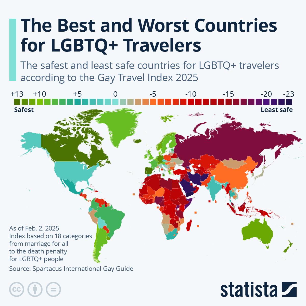 LGBTQ+ Travel Safety Map for 2025 LGBTQ+ Travel Safety Map for 2025