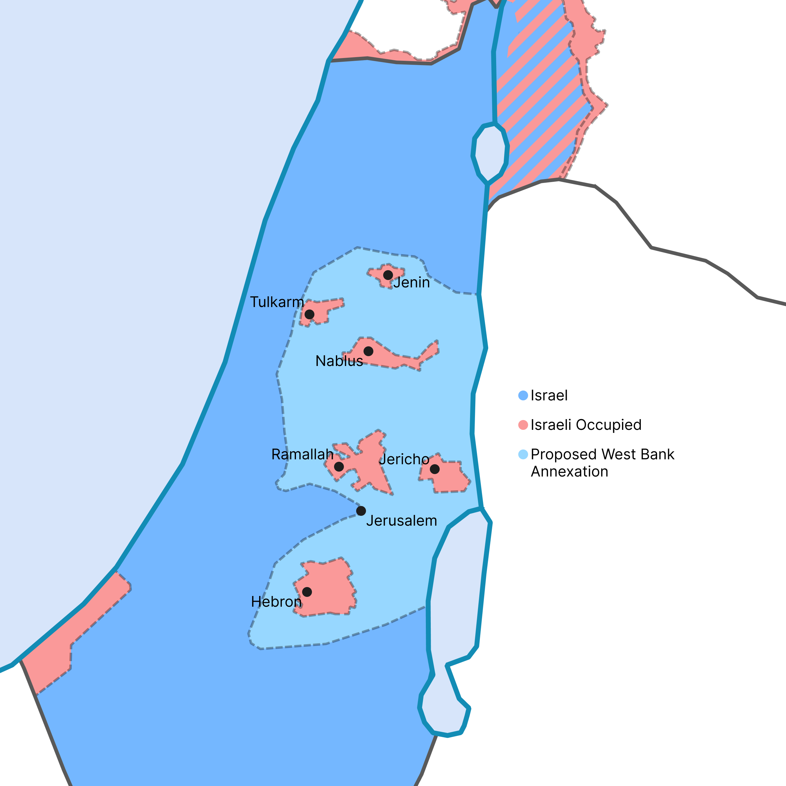 West Bank Annexation Proposal Map West Bank Annexation Proposal Map
