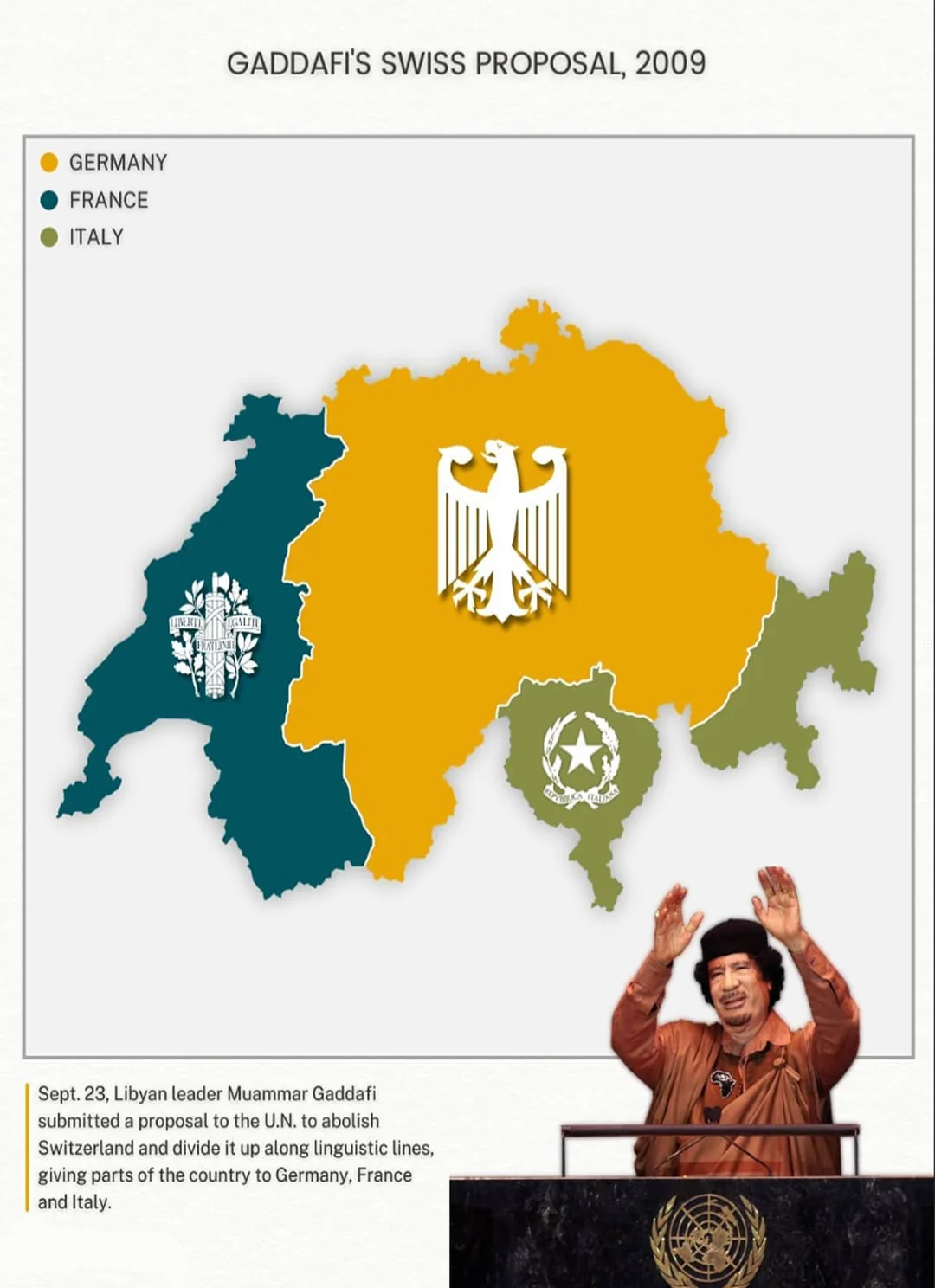 Muammar Gaddafi's Switzerland Plan Map Muammar Gaddafi's Switzerland Plan Map