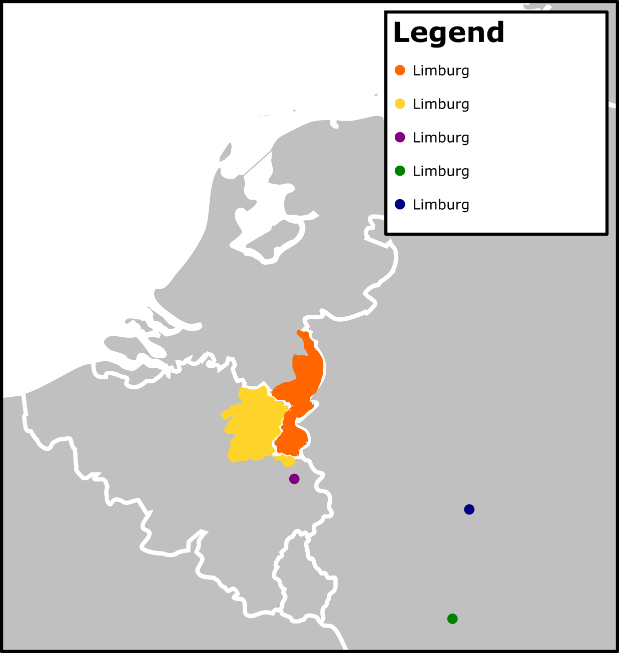 Limburg Population Density Map