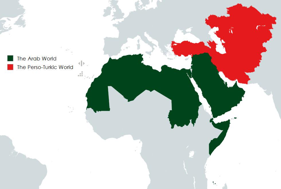 Linguistic and Cultural Map of the Greater Middle East