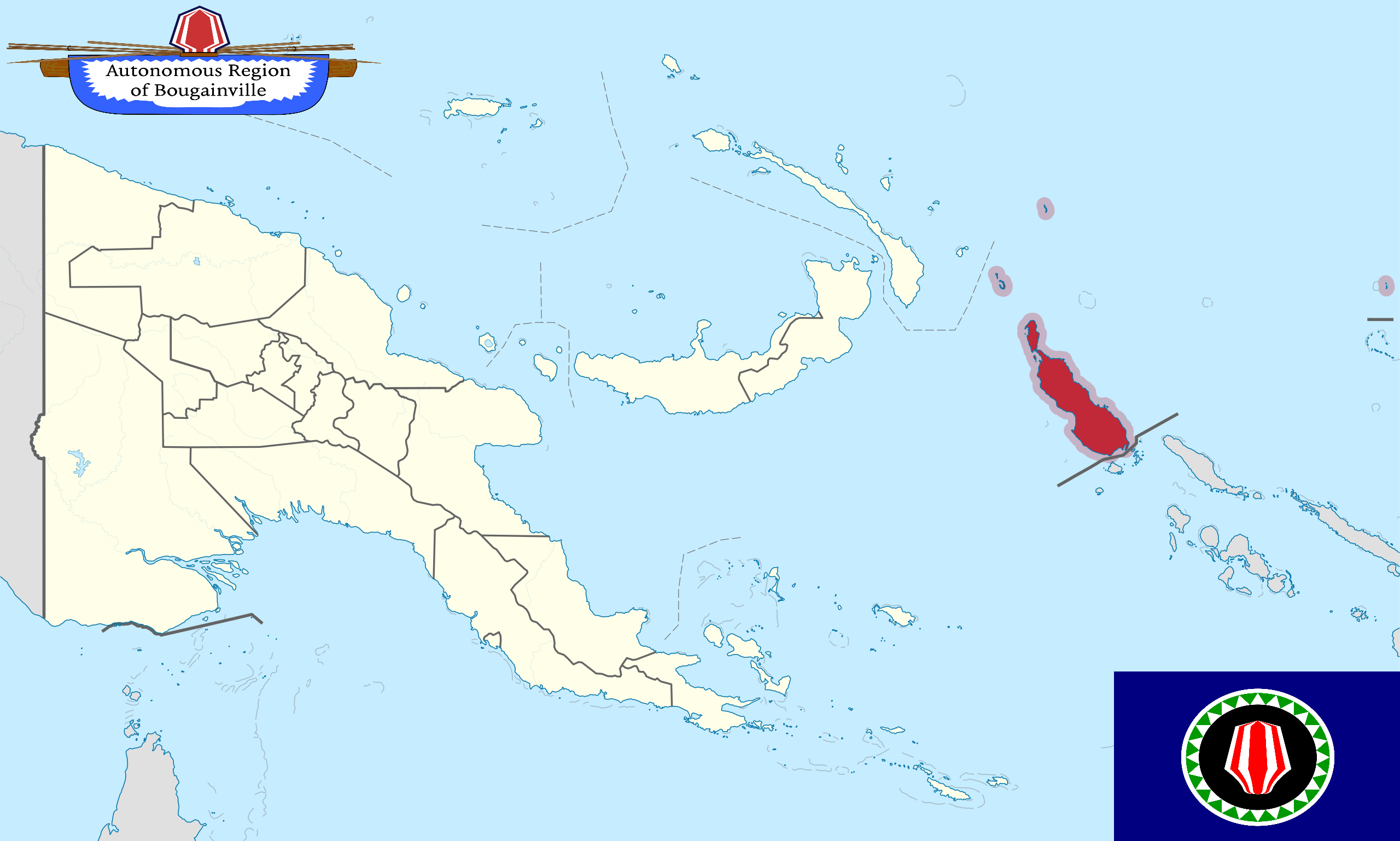 Bougainville Independence Map and Future Nation Status Bougainville Independence Map and Future Nation Status