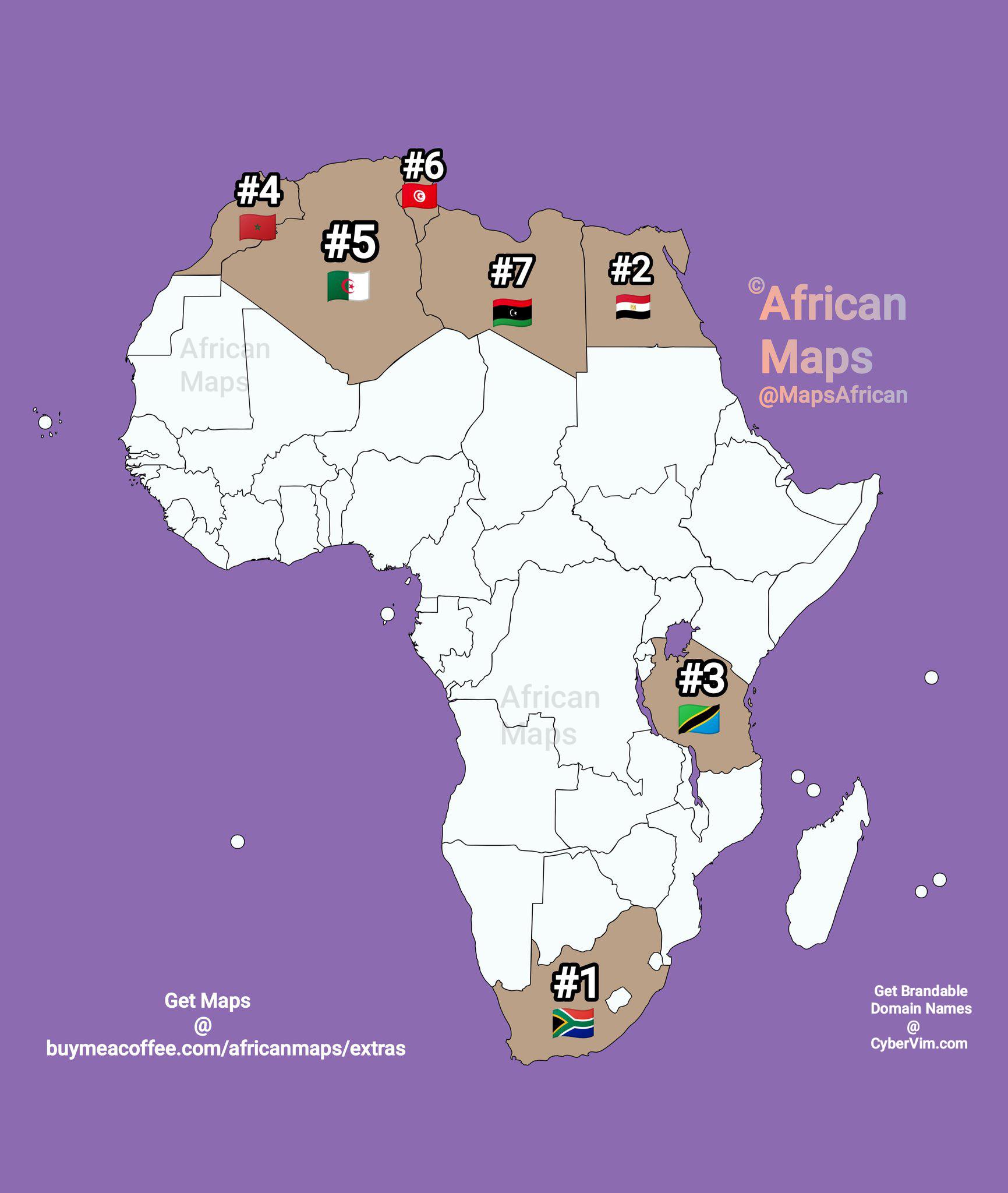 Map of African Countries with Popular Local Football Clubs Map of African Countries with Popular Local Football Clubs