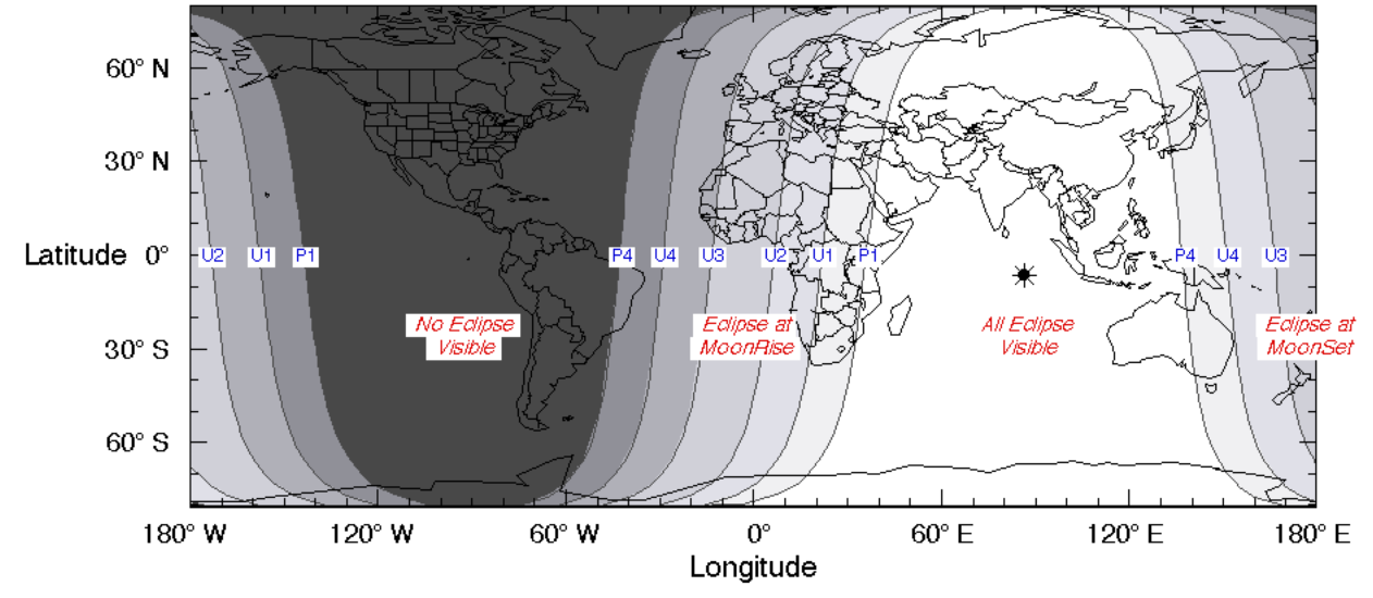 Map of September 2025 Lunar Eclipse Visibility Map of September 2025 Lunar Eclipse Visibility