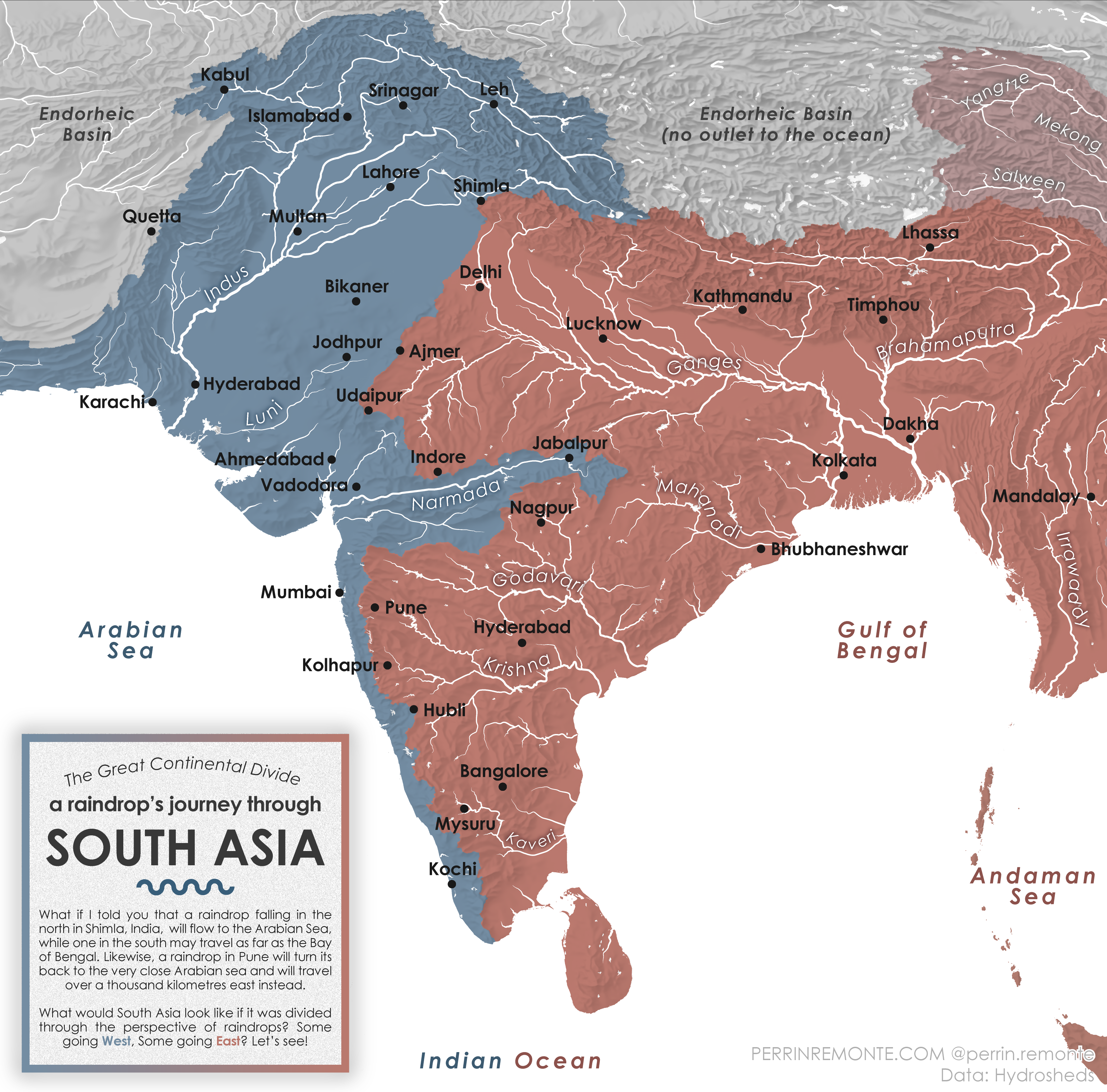 Water Cycle Journey Map of South Asia Water Cycle Journey Map of South Asia