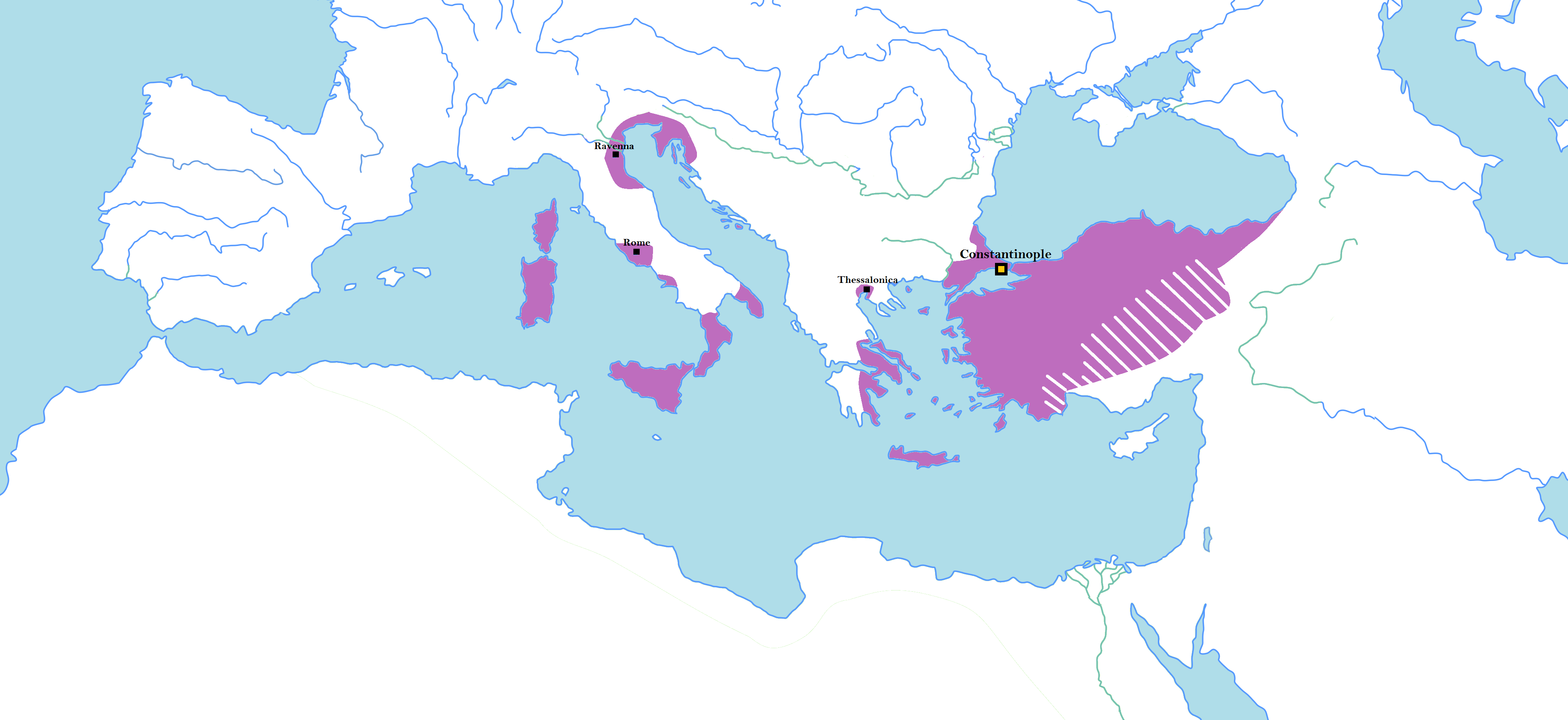Map of Random Borders of Historical States Map of Random Borders of Historical States