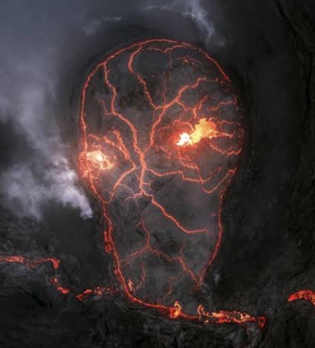 Erupting Volcano Map of Iceland Erupting Volcano Map of Iceland