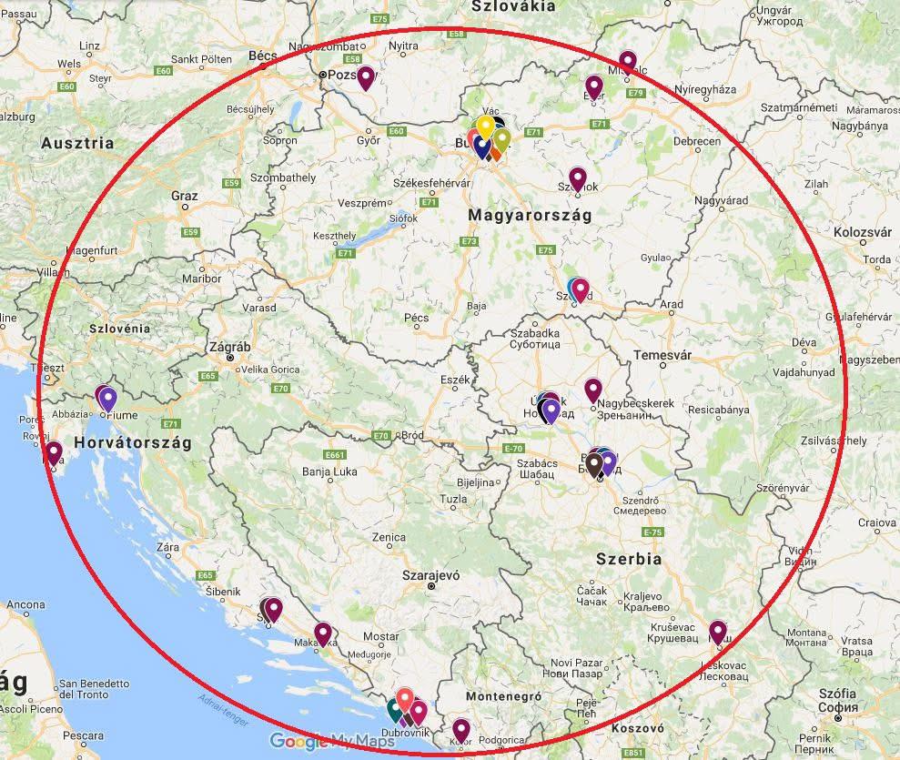 Map of Waterpolo Olympic Champions by Region Since 2000