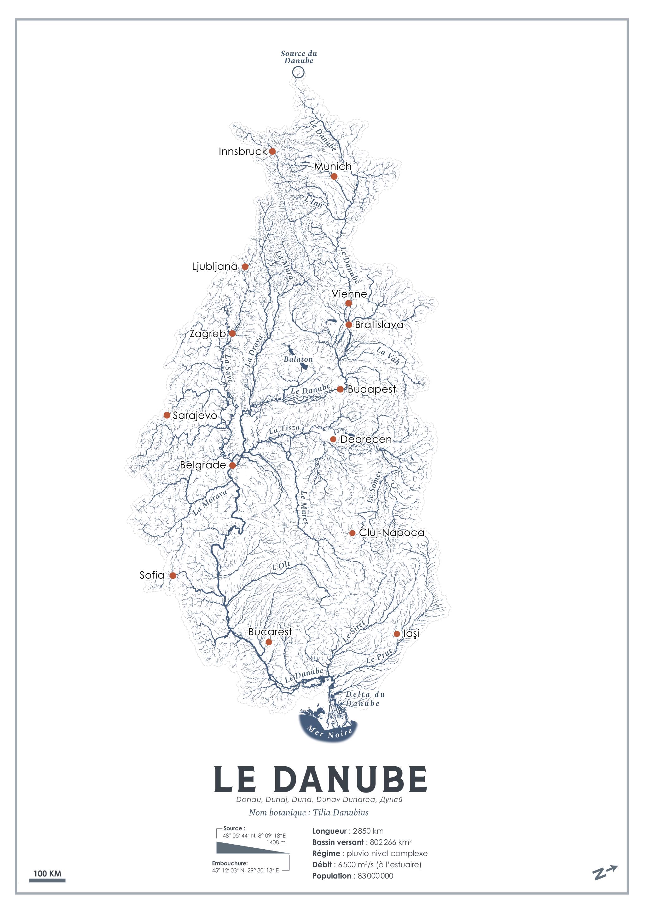 Danube River Tree Transformation Map Danube River Tree Transformation Map
