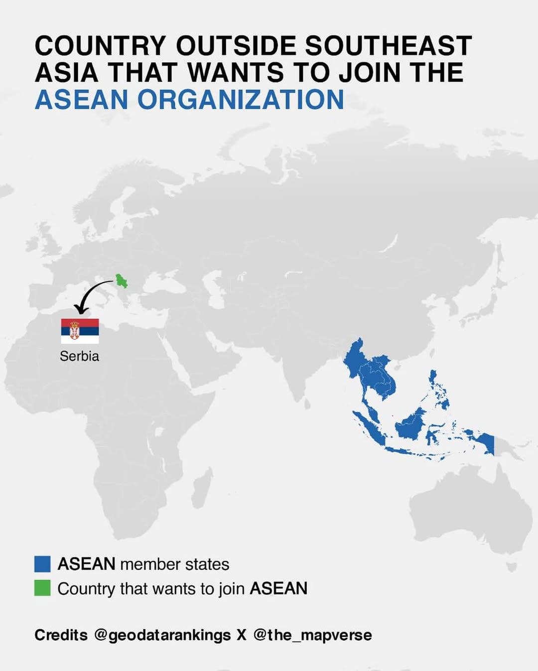 Map of Countries Outside Southeast Asia Wanting to Join ASEAN Map of Countries Outside Southeast Asia Wanting to Join ASEAN