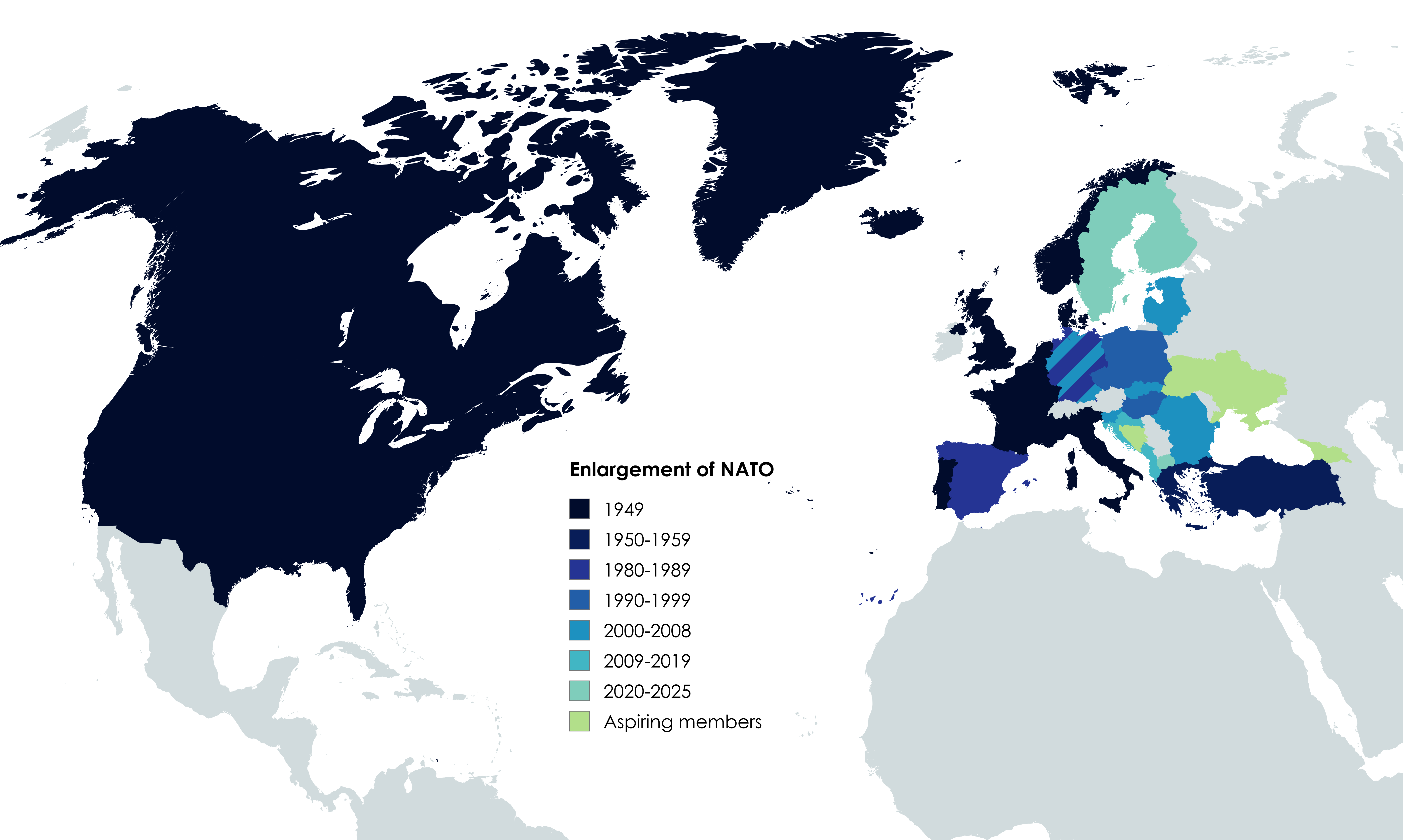 NATO Enlargement Map NATO Enlargement Map