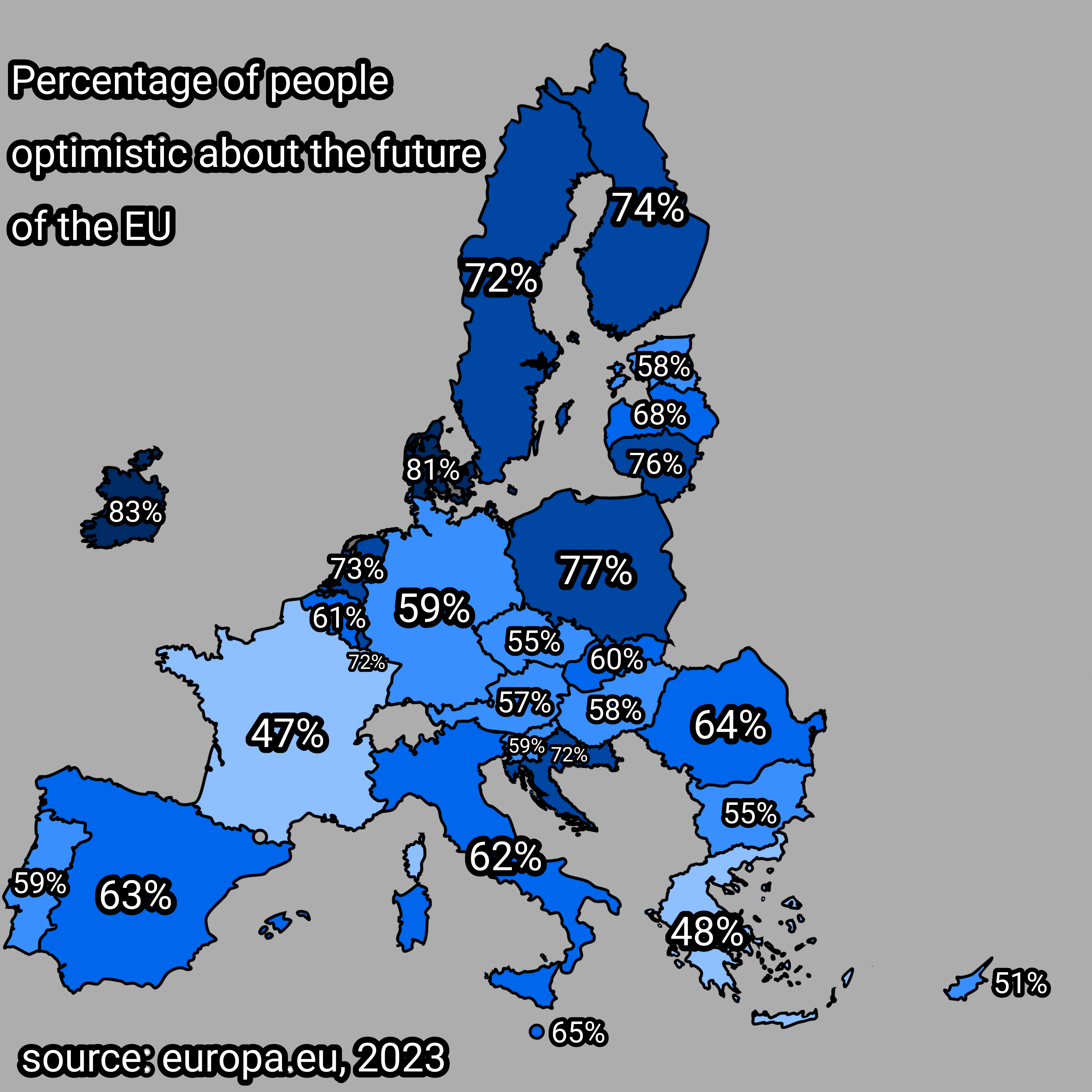 Optimism About the Future of the EU Map Optimism About the Future of the EU Map