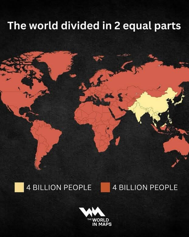 World Population Distribution Map World Population Distribution Map