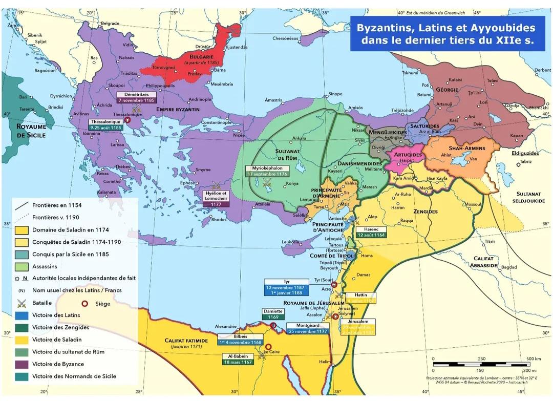 Byzantium and the Levant Map Before the Fourth Crusade Byzantium and the Levant Map Before the Fourth Crusade