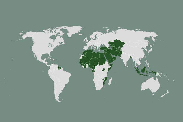 Map of the 57 Members of the Organisation of Islamic Cooperation Map of the 57 Members of the Organisation of Islamic Cooperation