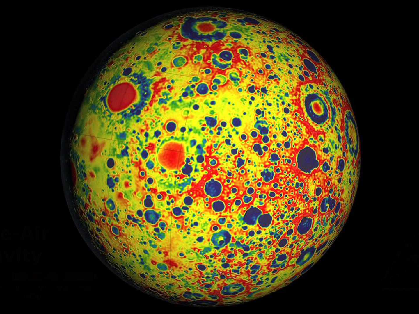 Gravity Map of the Moon Gravity Map of the Moon