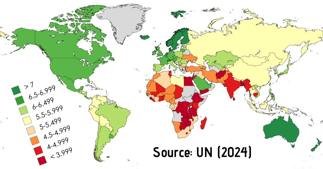 World Happiness Index Map Analysis World Happiness Index Map Analysis