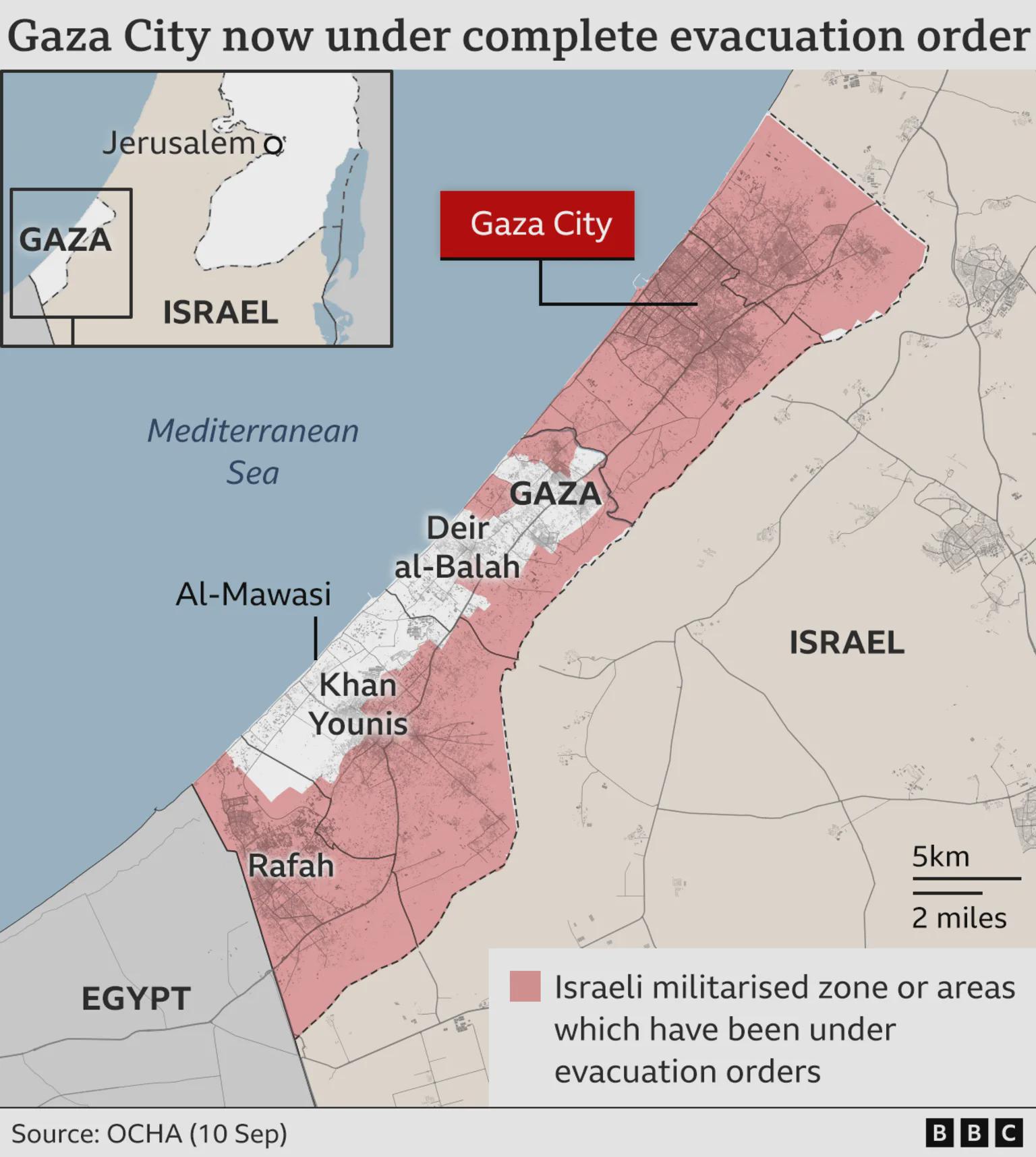 Gaza Evacuation Order Map Gaza Evacuation Order Map