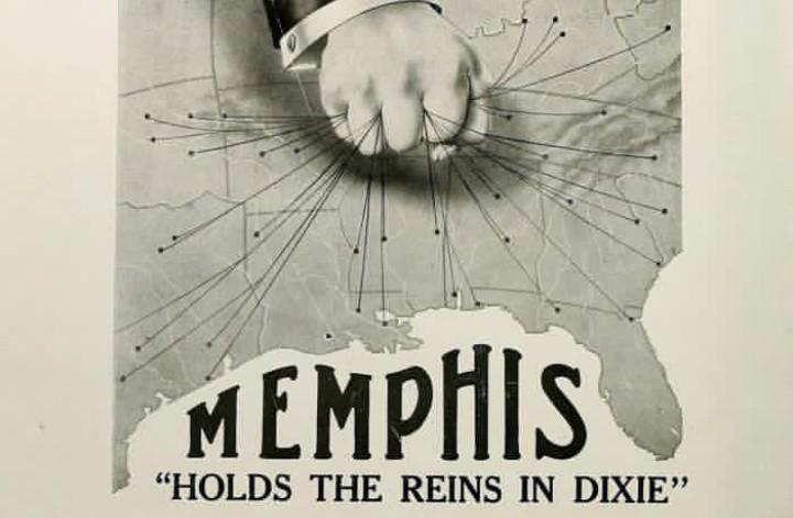 Memphis Chamber of Commerce Map 1916 Memphis Chamber of Commerce Map 1916