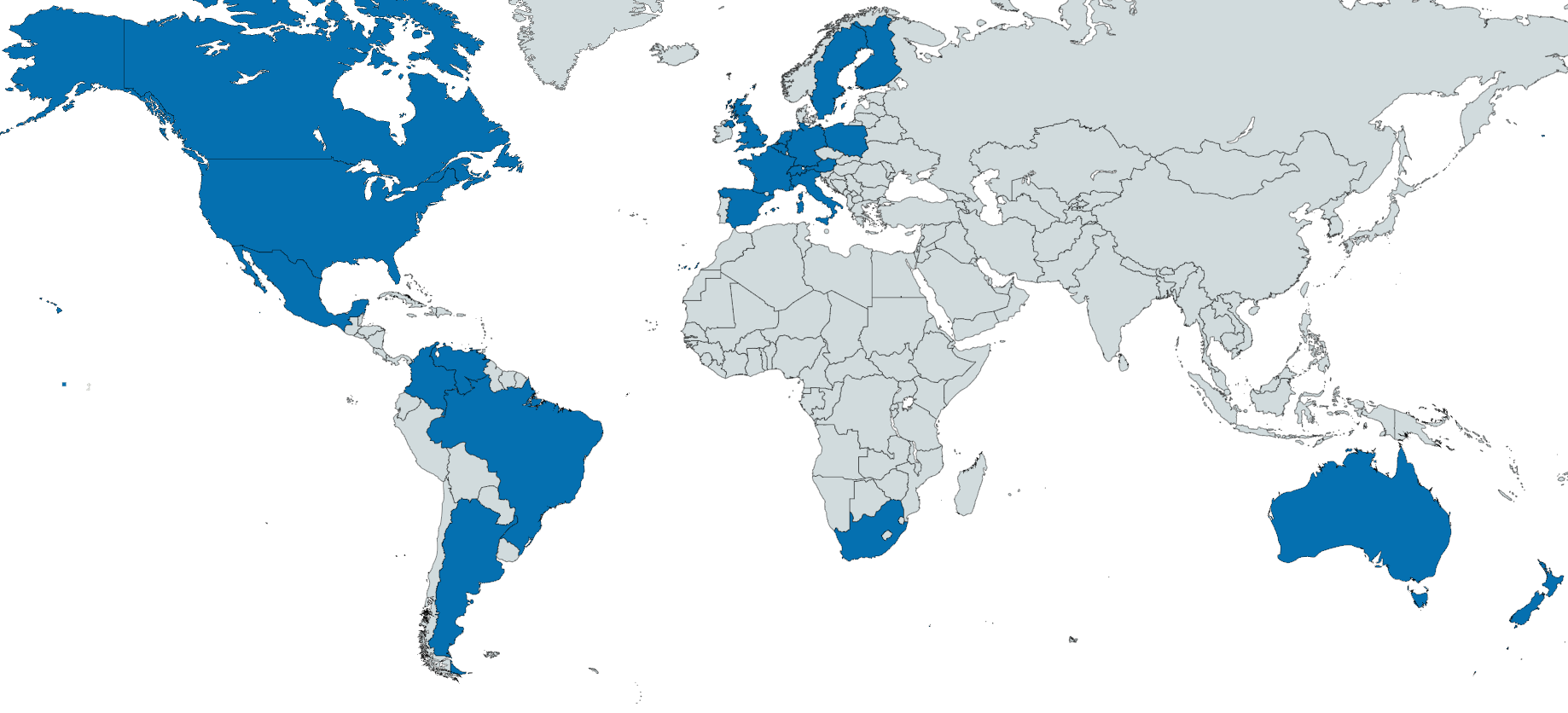 Countries that Have Produced F1 Race Winners Map Countries that Have Produced F1 Race Winners Map